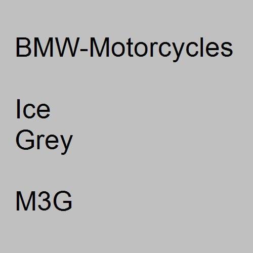 BMW-Motorcycles, Ice Grey, M3G.